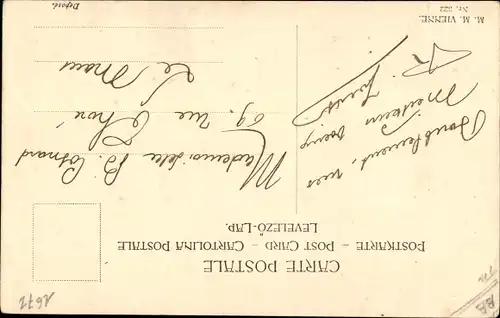 Ak Junge Frau mit Hut, Stiefmütterchen, Munk