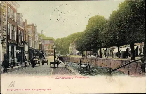 Ak Leeuwarden Friesland Niederlande, Vrouwenpoort