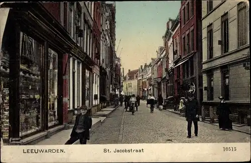 Ak Leeuwarden Friesland, St. Jacobstraat