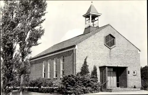 Ak Beekbergen Gelderland, Kerk Ger. Gemeente