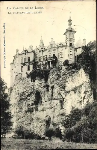 Ak Walzin Dinant Wallonien Namur, La Vallee de la Lesse, Le Chateau