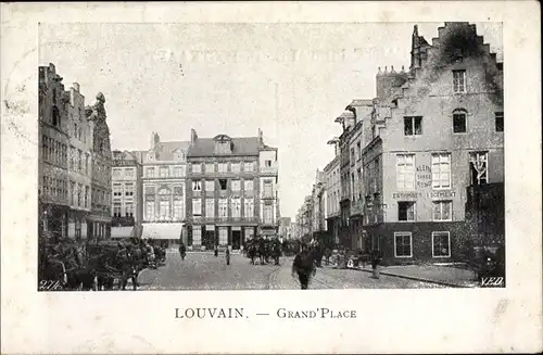 Ak Louvain Leuven Flämisch Brabant, Grand Place