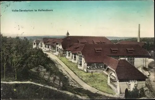 Ak Hellendoorn Overijssel, Volks-Sanatorium