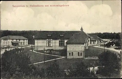 Ak Hellendoorn Overijssel, Volks-Sanatorium