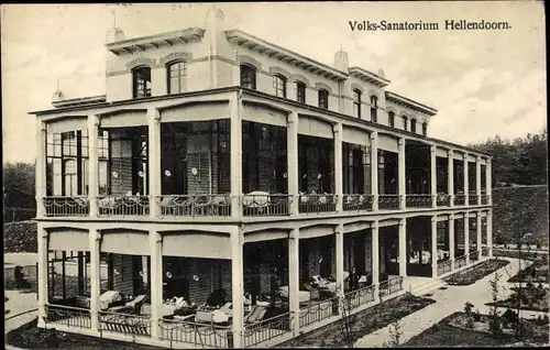Ak Hellendoorn Overijssel, Volks-Sanatorium