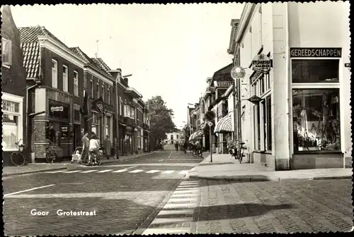 Ak Goor Overijssel, Grotestraat, Geschäfte