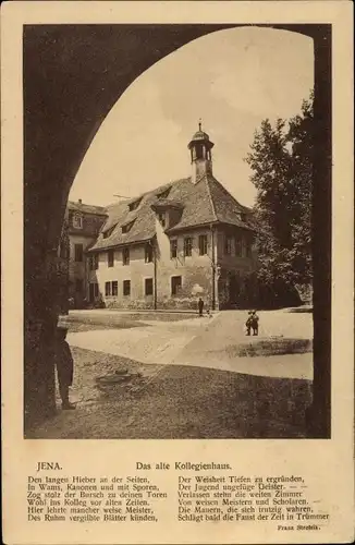 Ak Jena Thüringen, Das alte Kollegienhaus