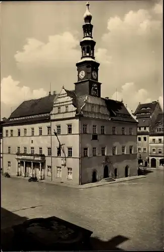 Ak Pirna an der Elbe, Rathaus