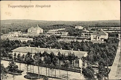 Ak Königsbrück in der Oberlausitz, Truppenübungsplatz