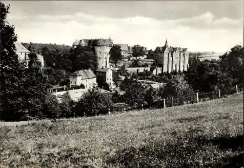 Ak Nossen in Sachsen, Blick zum Schloss