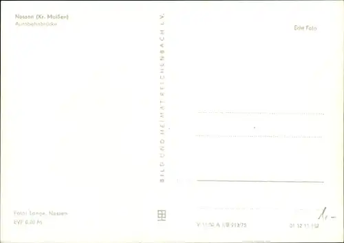 Ak Nossen Sachsen, Autobahnbrücke, Fluss