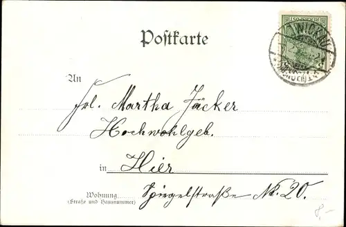 Künstler Ak Zwickau in Sachsen, Gewandhaus, Teilansicht der Stadt