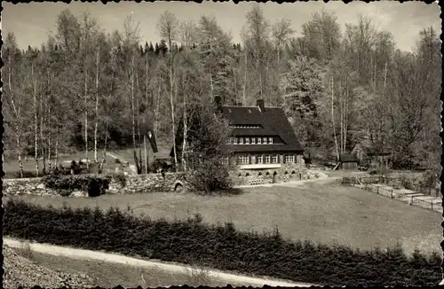 Ak Rittersgrün Breitenbrunn im Erzgebirge, Jugendherberge Ernst Scheffler