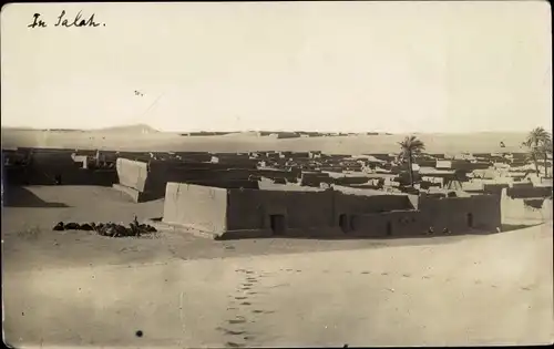 Foto Ak In Salah Algerien, Blick auf den Ort