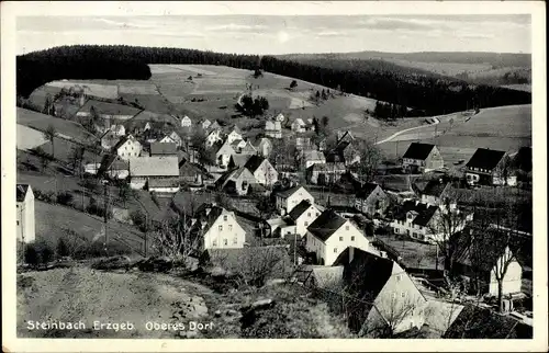Ak Steinbach Jöhstadt im Erzgebirge, Oberes Dorf