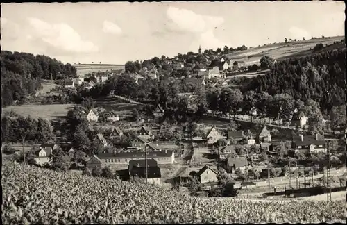 Ak Crandorf Erla Schwarzenberg im Erzgebirge Sachsen, Panorama