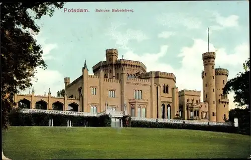 Ak Babelsberg Potsdam, Schloss Babelsberg
