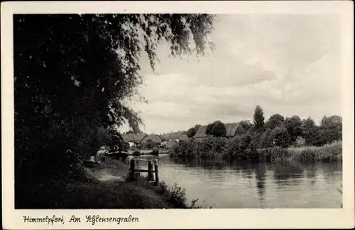 Ak Himmelpfort Fürstenberg, am Schleusengraben