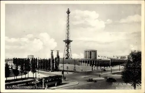 Ak Berlin Charlottenburg Westend, Funkturm, Messegelände