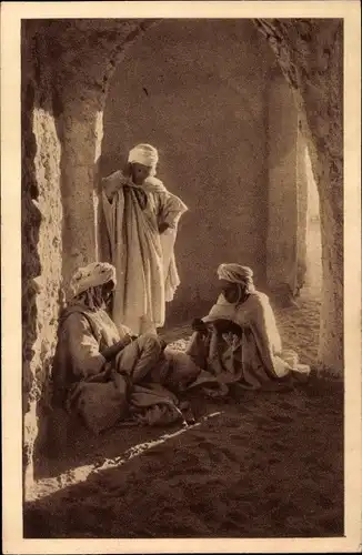 Ak Algerien, Scènes et Types d'Algérie, Brodeurs, Stickerinnen