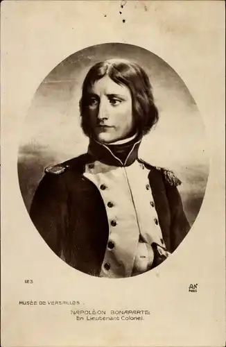 Ak Napoleon, En Lieutenant Colonel, Portrait