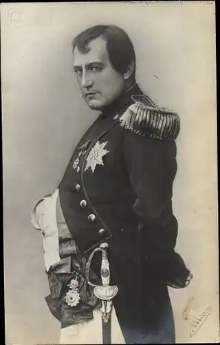 Ak Schauspieler Hermann als Napoleon, Portrait