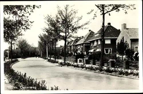 Ak Haren Groningen Niederlande, Onnerweg