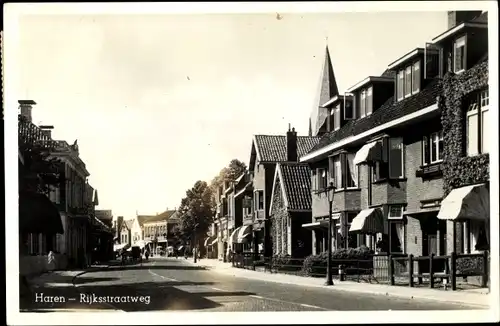 Ak Haren Groningen Niederlande, Rijksstraatweg