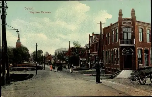 Ak Delfzijl Groningen, Weg naar Farmsum