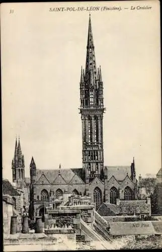 Ak Saint Pol de Leon Finistère, Le Creisker