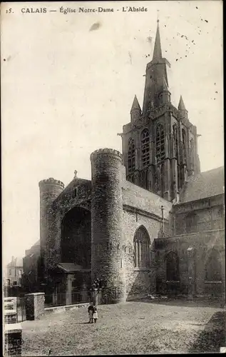 Ak Pas de Calais, Église Notre Dame