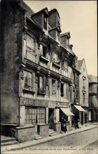 Ak Bayeux Calvados, Vieille Maison de la Rue Bienvenue
