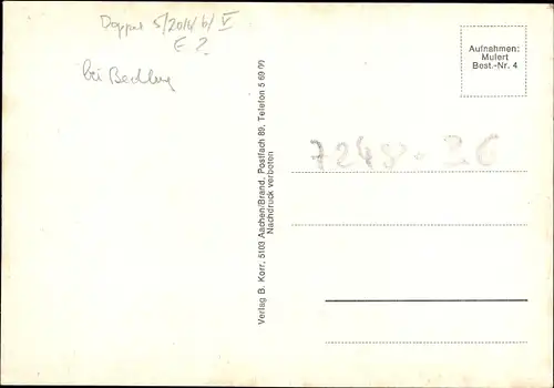 Ak Kirchherten Bedburg an der Erft, Straßenpartie, Aral Tankstelle