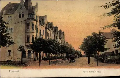Ak Elberfeld Wuppertal, Kaiser Wilhelm Allee