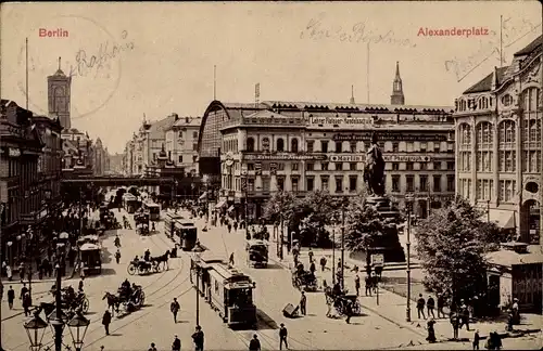 Ak Berlin Mitte, Alexanderplatz