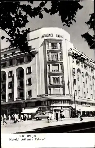 Ak București Bukarest Rumänien, Hotelul Athenee Palace