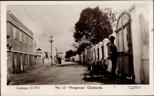 Ak Willemstad Curaçao Niederländische Antillen Karibik, Hoogstraat Otrabanda