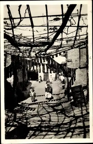 Ak Marrakesch Marokko, Souk des Teinturiers