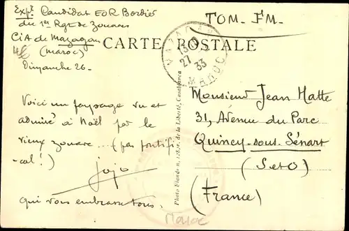 Ak Marrakesch Marokko, Contre jour dans les Souks, Minarett, Einheimische