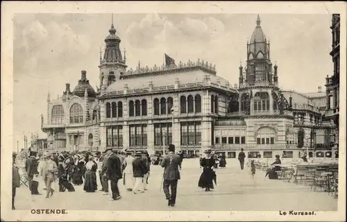 Ak Oostende Ostende Westflandern, Le Kursaal
