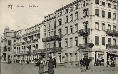 Ak Oostende Ostende Westflandern, La Digue