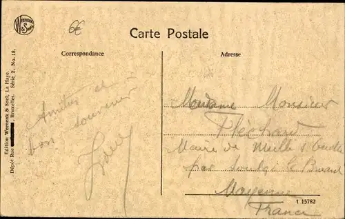 Ak Bruxelles Brüssel, Place du Grand Sablon