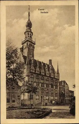 Ak Veere Zeeland Niederlande, Stadhuis