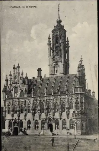 Ak Middelburg Zeeland Niederlande, Stadhuis