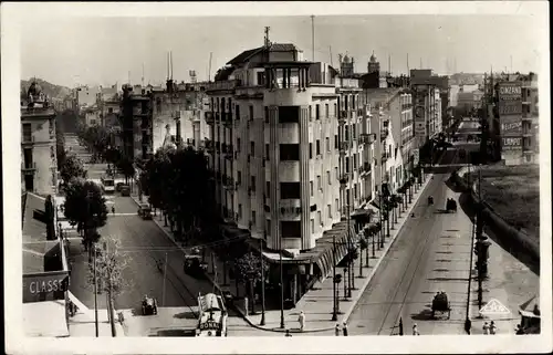 Ak Tunis Tunesien, Place Anatole France, Avenue de Paris, Avenue Theodore Roustan