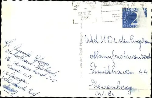 Ak Nijmegen Gelderland, Jan van Hoof Monument