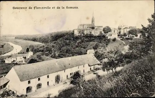 Ak Florenville Wallonien Luxemburg, Panorama, la Semois