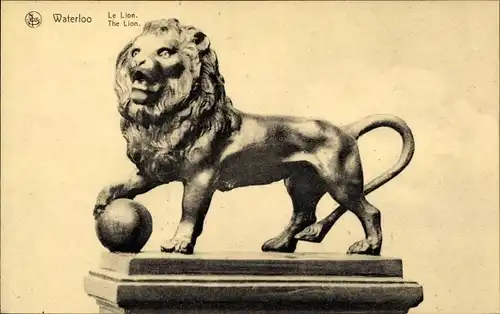 Ak Waterloo Wallonisch Brabant, Le Lion
