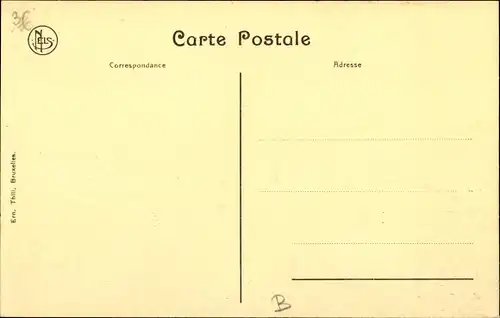 Ak Waterloo Wallonisch Brabant, Monument des Belges, 1914 a la memoire des Belges morts