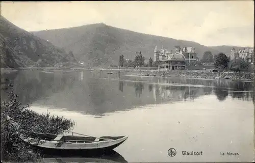 Ak Waulsort Hastière Wallonien Namur, La Meuse